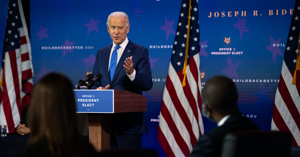 Biden and His Financial Crew Urge Fast Motion on Stimulus as Dangers Mount