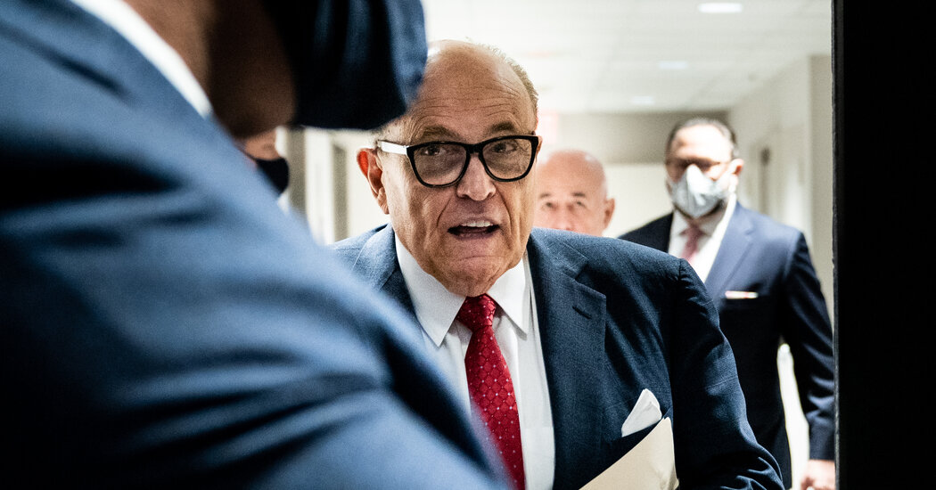 Giuliani Is Stated to Have Mentioned a Pardon With Trump