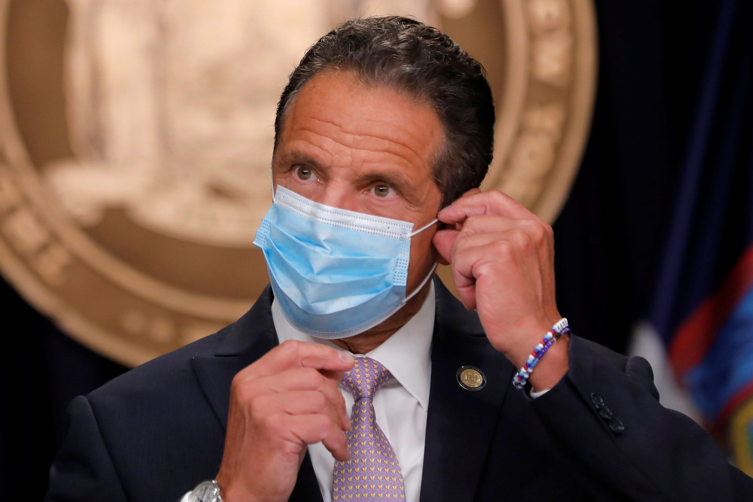 NY Gov. Cuomo briefs the press on Covid pandemic as state distributes vaccines