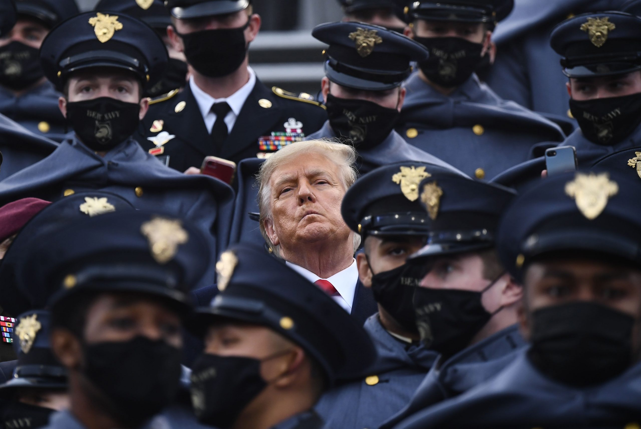 Trump doesn’t put on masks at Military-Navy recreation regardless of Covid considerations