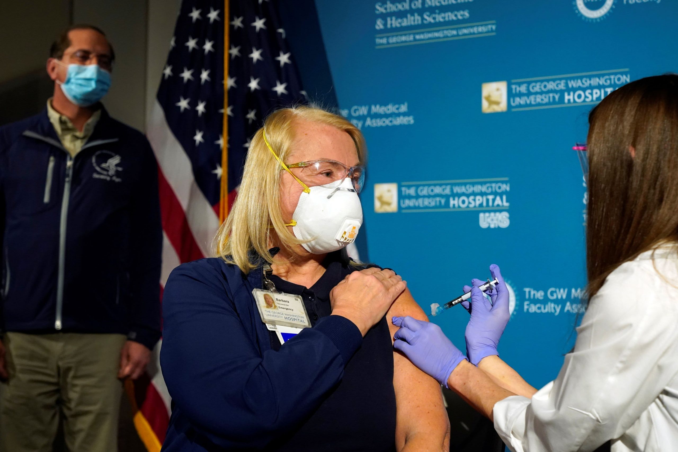 U.S. administers first photographs of Pfizer’s Covid vaccine, launching historic rollout
