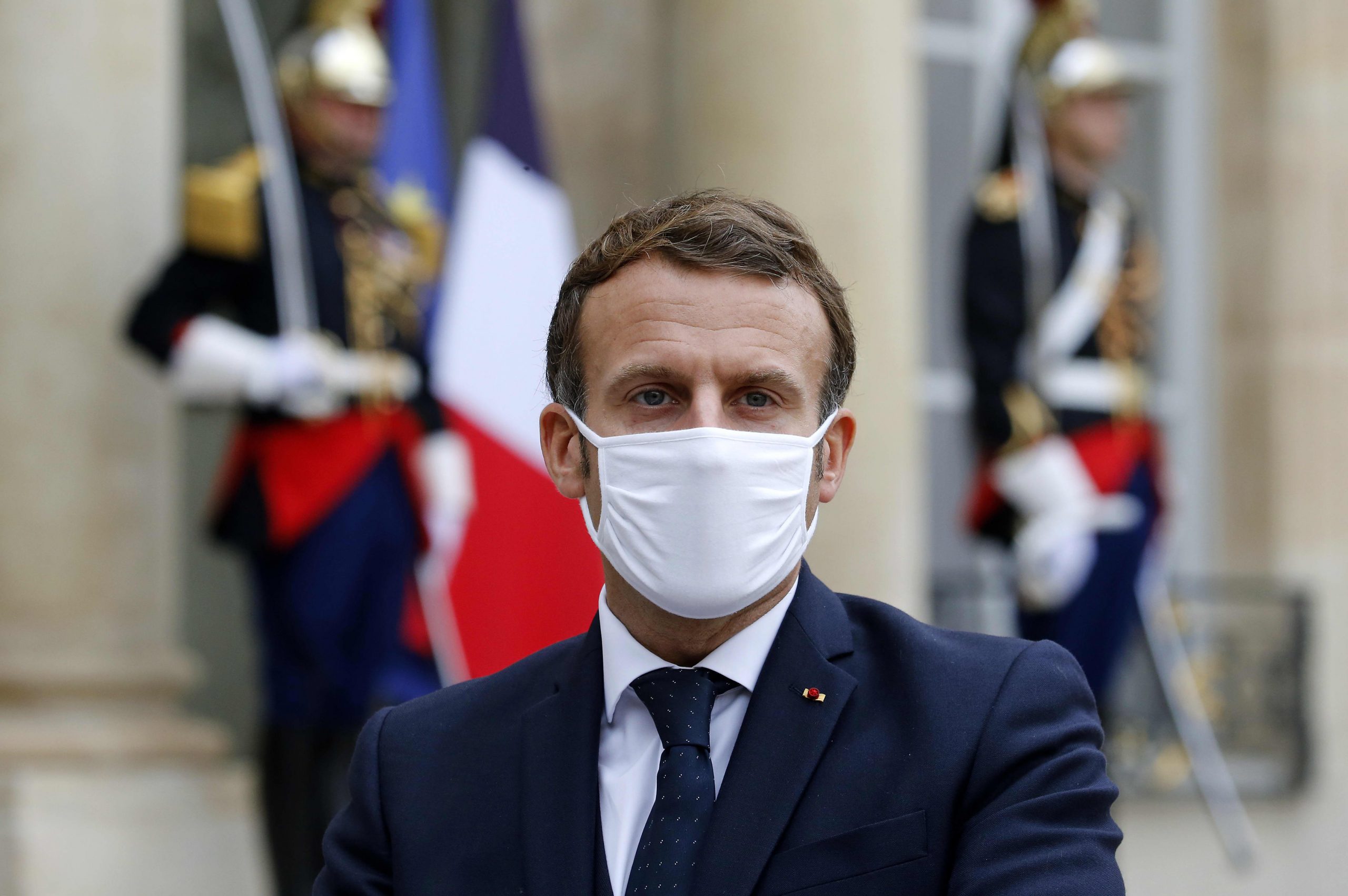 French President Emmanuel Macron exams optimistic for Covid