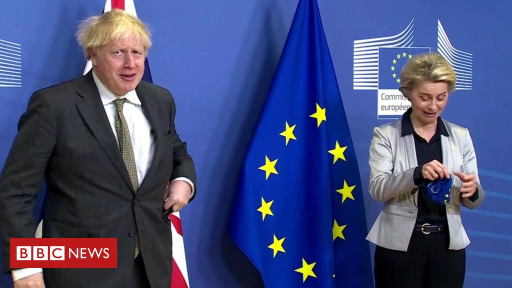 Brexit: Boris Johnson in crunch EU commerce deal talks in Brussels