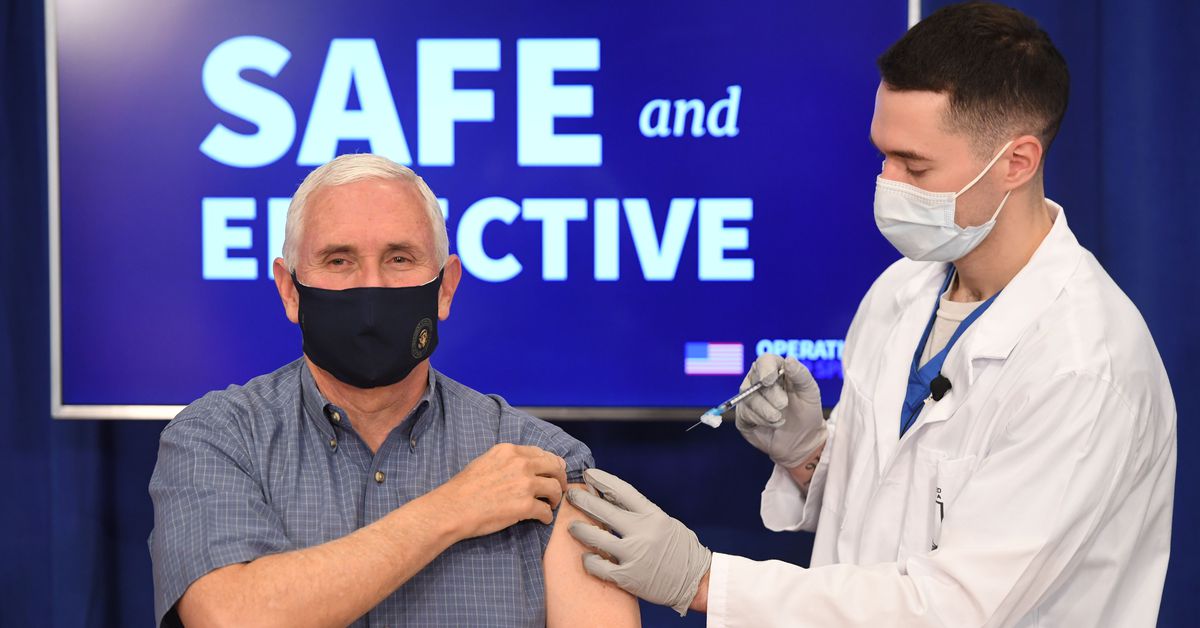 Mike Pence receives the coronavirus vaccine in a uncommon instance of White Home management
