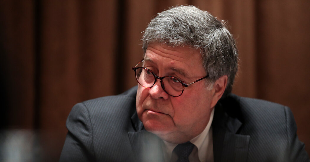 Barr Says C.I.A. ‘Stayed in Its Lane’ in Inspecting Russian Election Interference