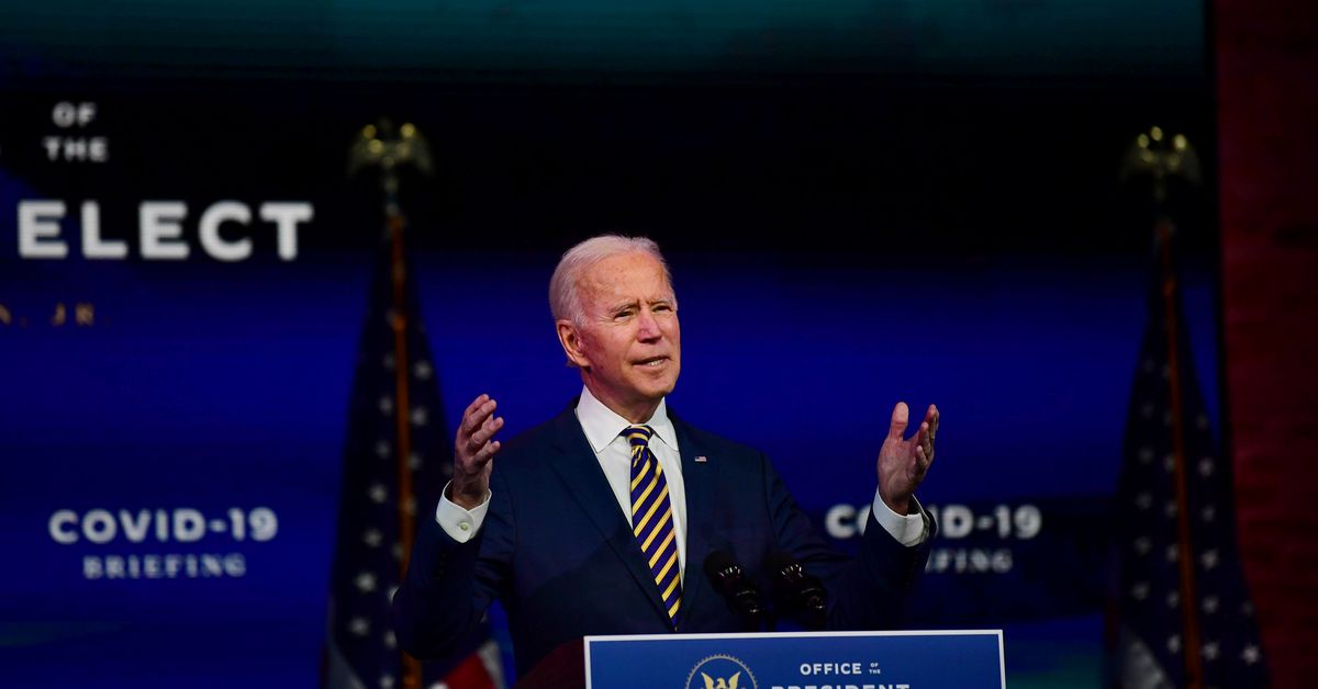 Biden pledges new Covid-19 aid bundle and to invoke Protection Manufacturing Act