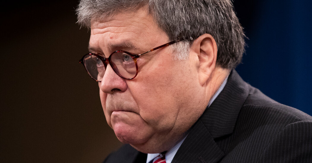 Barr Sees ‘No Motive’ for Particular Counsels for Hunter Biden or the Election