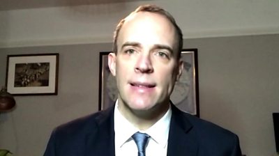 Brexit: Dominic Raab says it is ‘unlikely’ negotiations will likely be prolonged past Sunday