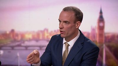Marr challenges Raab on damaged guarantees over free commerce deal