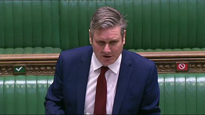 Covid: Starmer and Johnson on Dominic Cummings’ pay rise