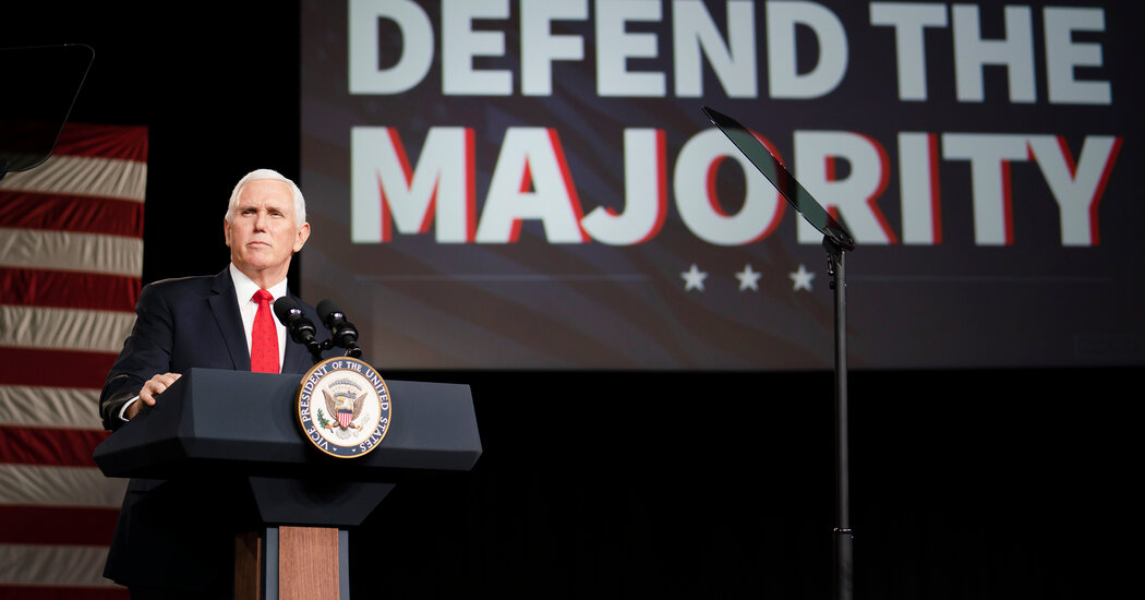 The Structure or his boss? Pence faces a selection.
