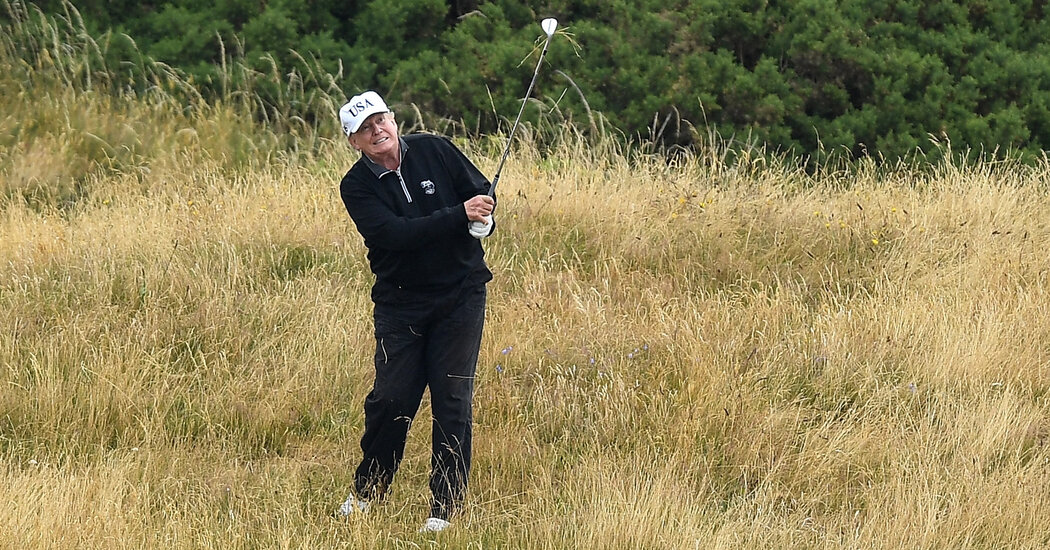 Scottish chief discourages supposed plan for Trump to journey to his golf resort earlier than Biden’s inauguration.