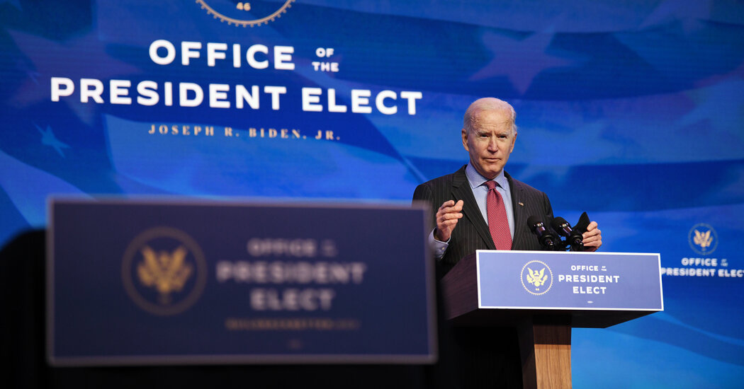 Dealing with Intensifying Crises, Biden Pledges Motion to Deal with Economic system and Pandemic