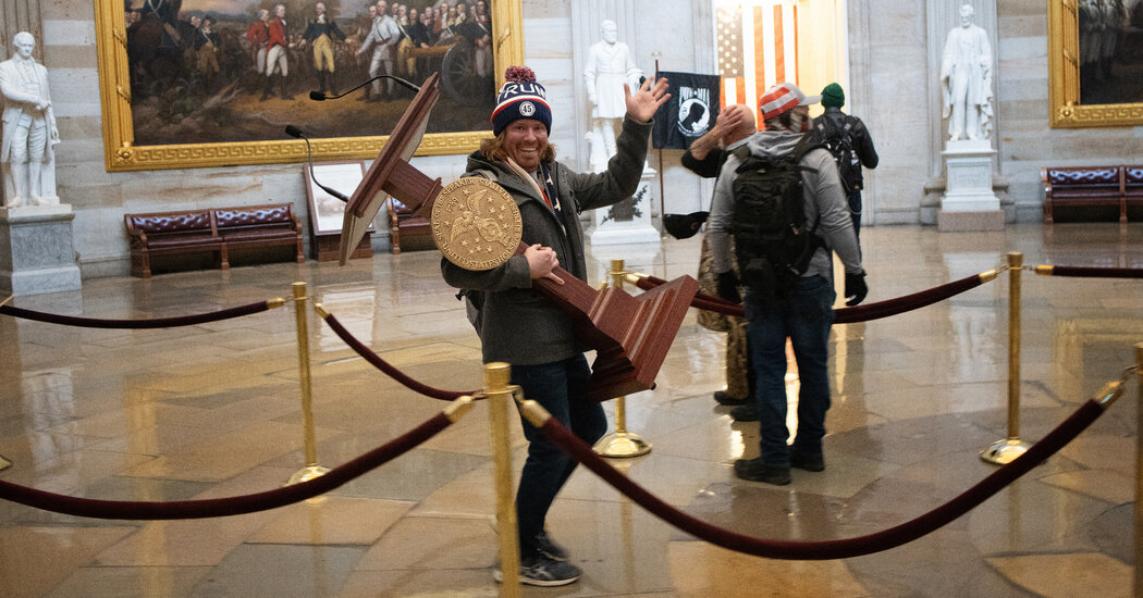 Adam Johnson Arrested in Florida After Carrying Pelosi’s Lectern Inside Capitol