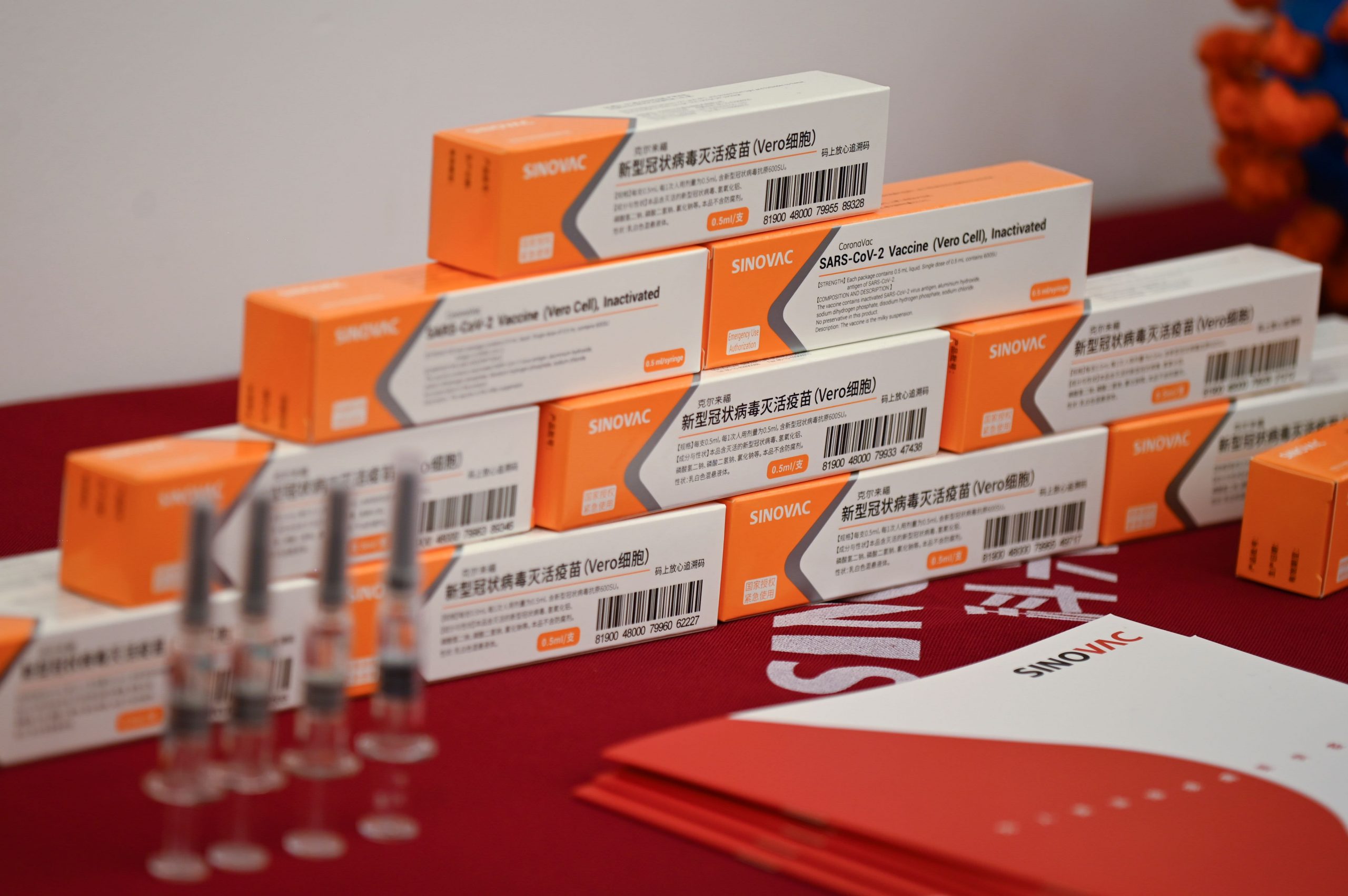 China’s Sinovac vaccine reportedly 50.4% efficient in Brazilian trial