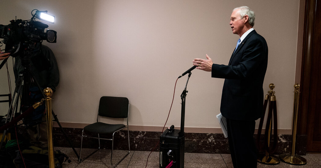 Wisconsin Democrats debut TV adverts focusing on Ron Johnson over the Capitol riots.