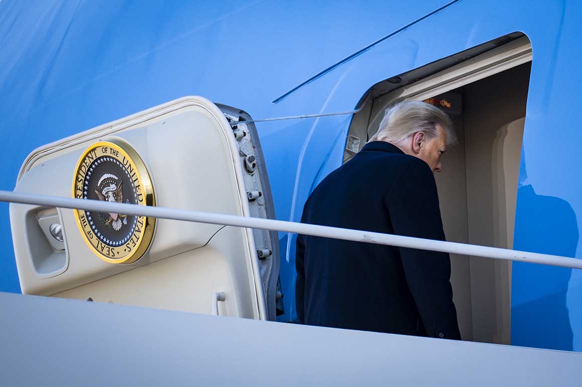 Trump goes MIA as former aides cope with the hurt he brought on them