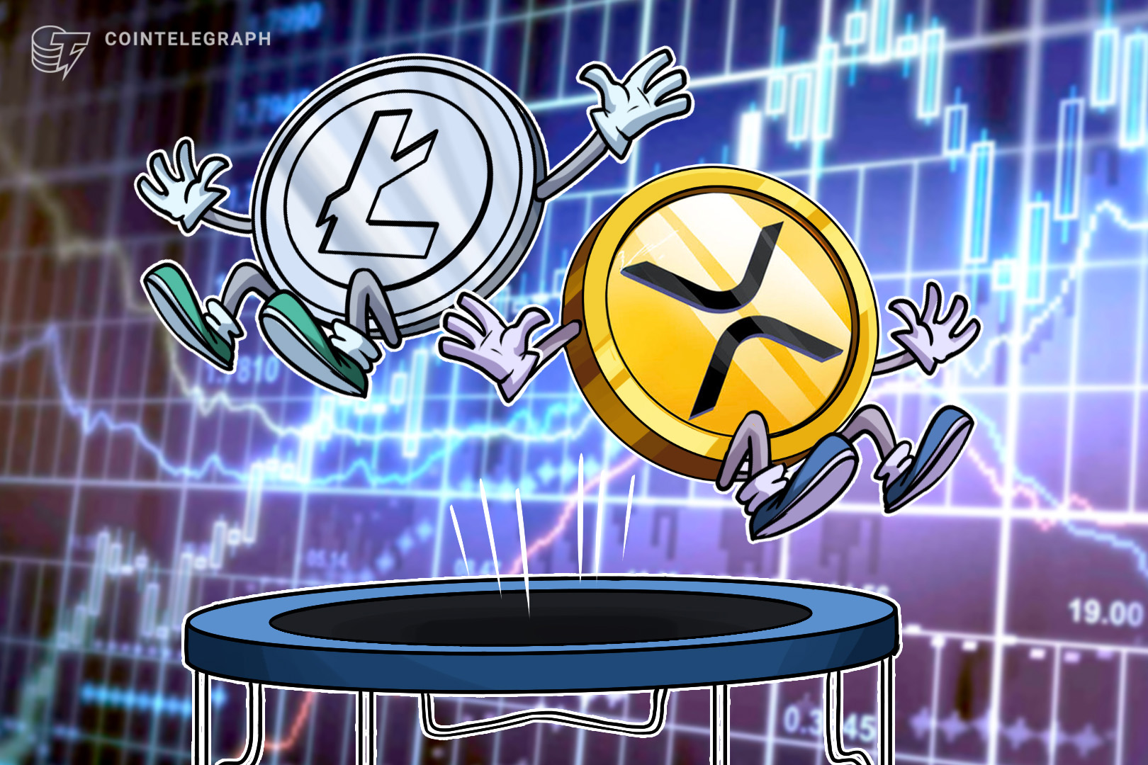 Litecoin briefly flips XRP as 4th largest crypto amid Ripple-SEC spat