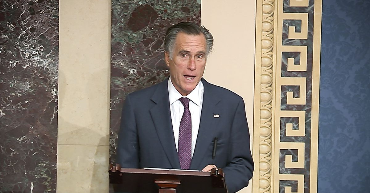 Mitt Romney urges Republicans to cease entertaining Trump’s election lies