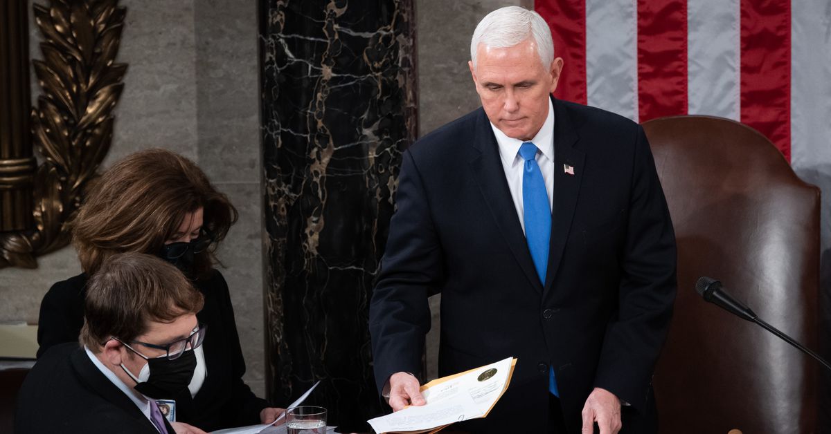Mike Pence gained’t throw out electoral votes for Joe Biden in Senate election certification