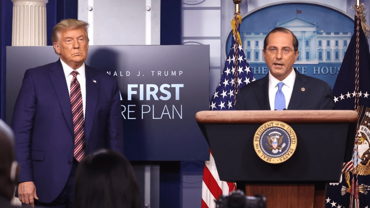 Azar declines to again Trump when pressed in regards to the 25th Modification