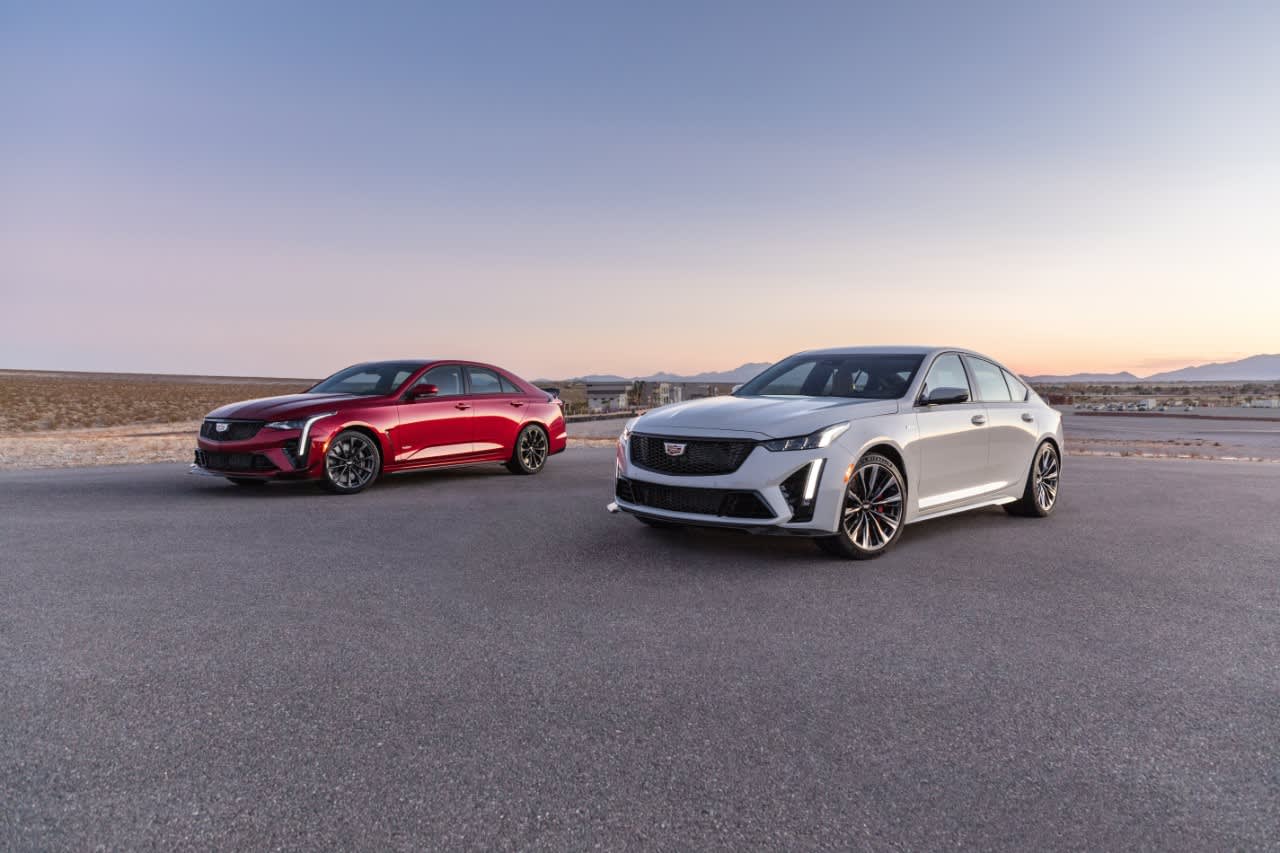 GM unveils Cadillac CT4-V and CT5-V Blackwing efficiency sedans