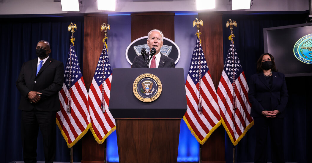 In First Pentagon Go to as President, Biden Praises Black People Serving in Navy