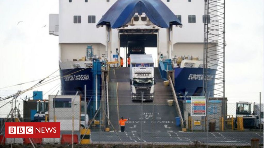 EU condemns Northern Eire Brexit port workers ‘threats’
