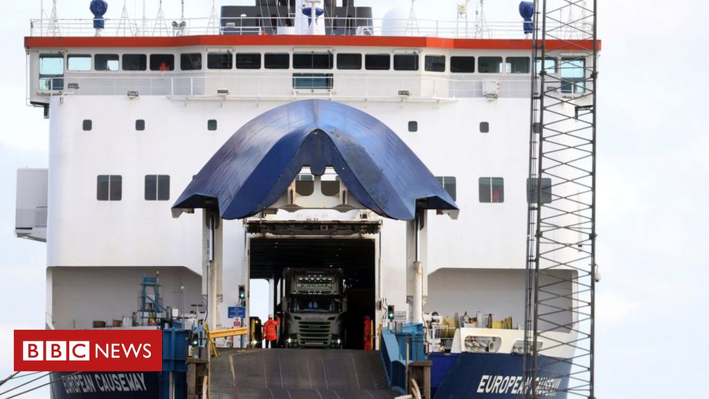 Brexit: EU has 'head in sand' over checks at NI ports, says Foster