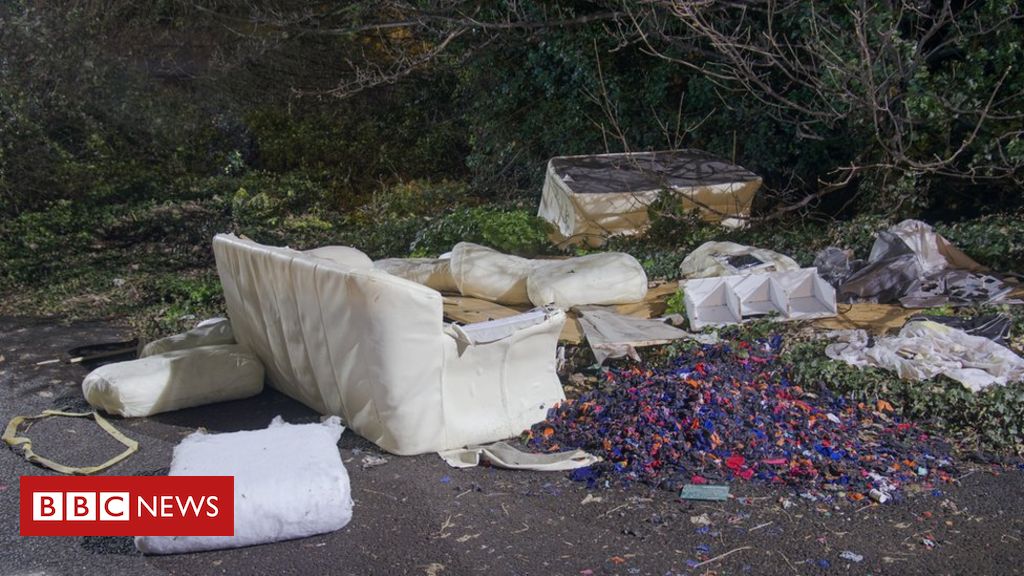 Covid: Figures present pre-pandemic fly-tipping rise throughout England