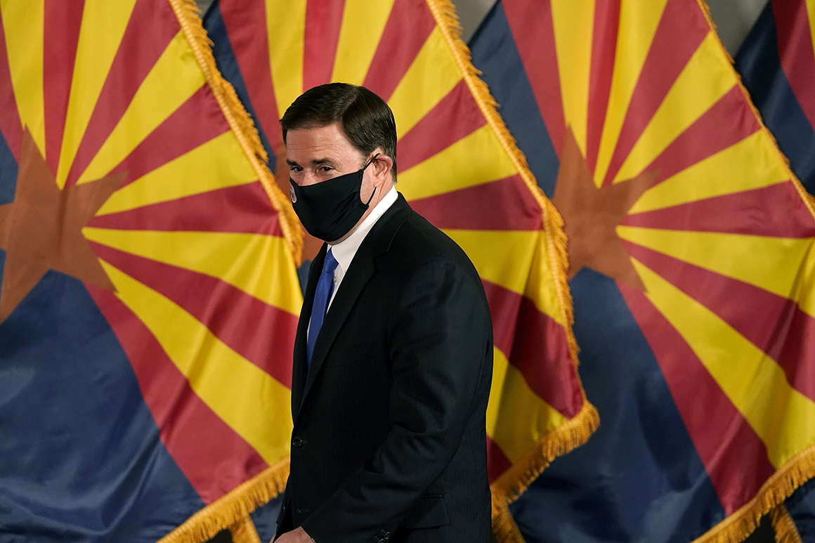 Arizona governor says state GOP’s censuring him is ‘of little or no consequence’