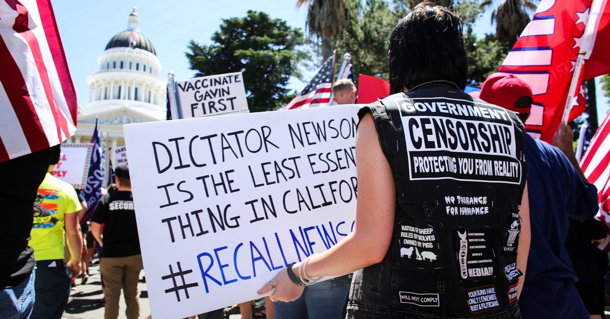 The trouble to recall California Gov. Gavin Newsom, defined