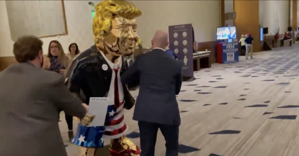 CPAC’s “Golden Calf” Trump statue is an ideal metaphor for the state of the GOP
