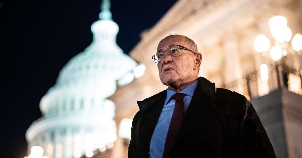 Alan Dershowitz, Utilizing His Trump Connections, Turned a Drive in Clemency Grants