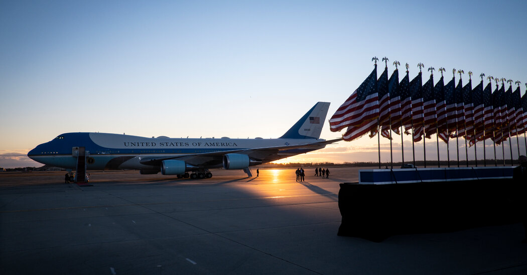 After Years in Authorities, Biden Has a New Perk: Air Pressure One.