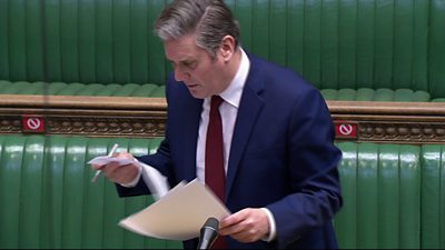 PMQs: Starmer and Johnson on low-paid employees in Covid isolation