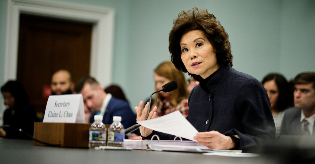 Inspector Common’s Report Cites Elaine Chao for Misuse of Workplace
