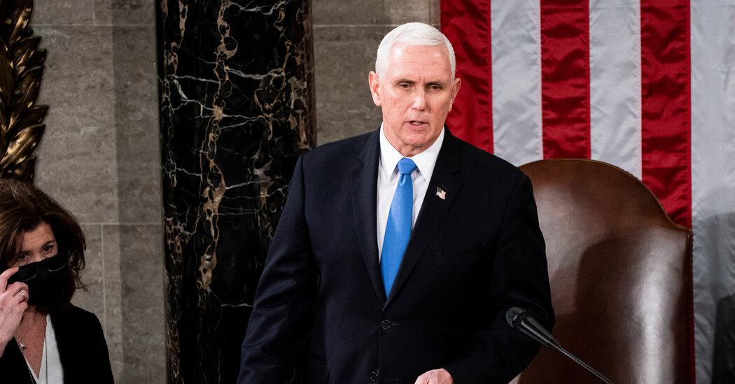 Mike Pence Is Set to Make First Speech Since Leaving Workplace