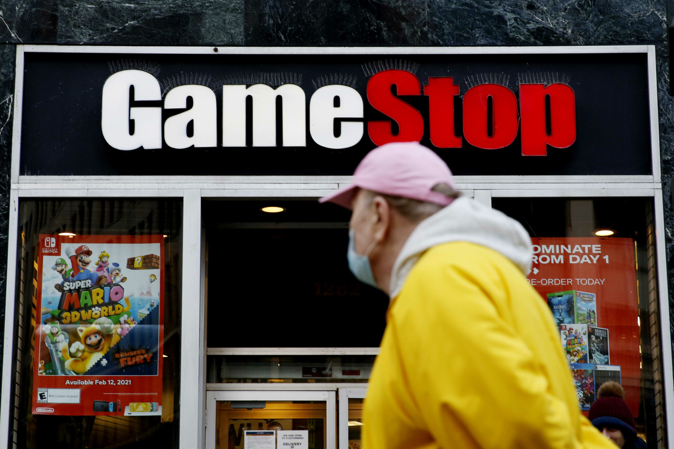 GameStop shakes off earnings droop, soars 50% to snap latest slide