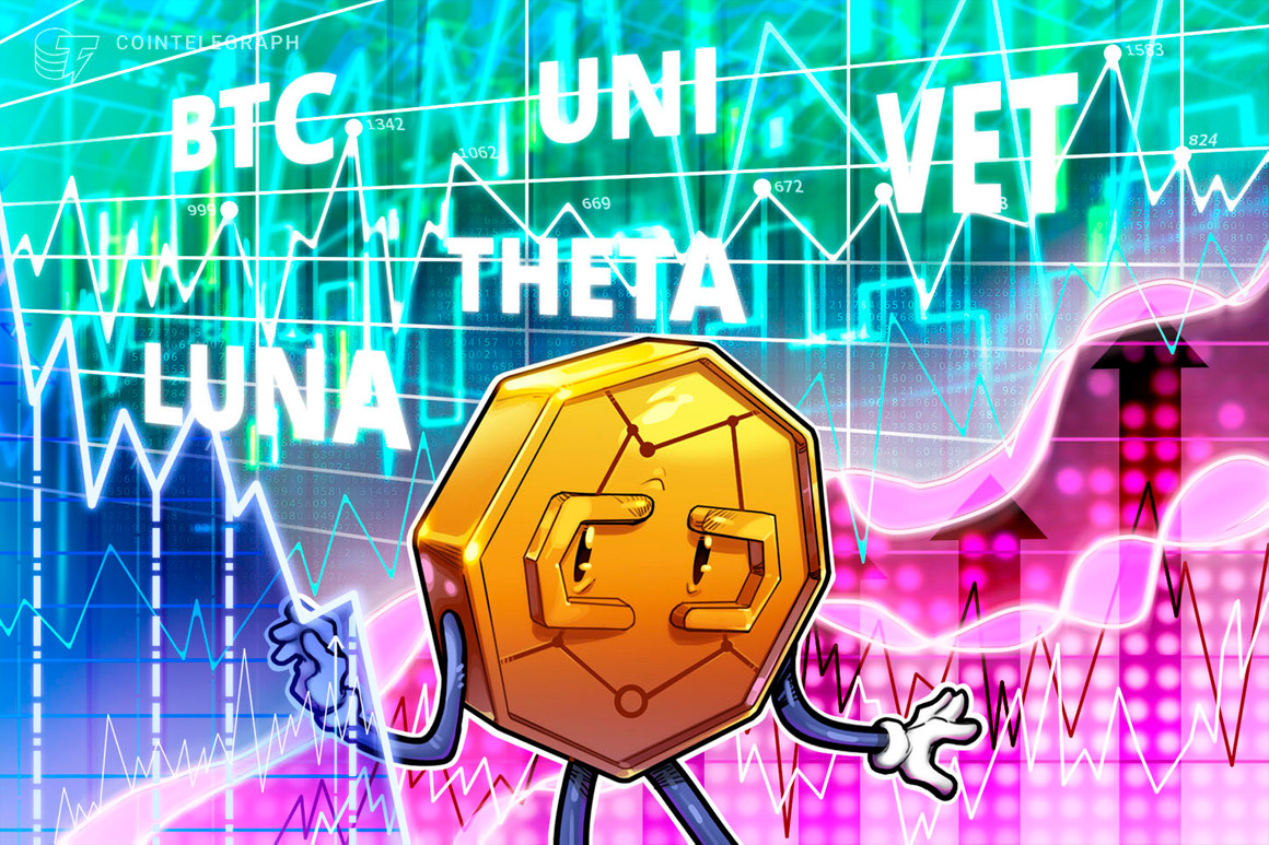 BTC, UNI, THETA, VET, LUNA