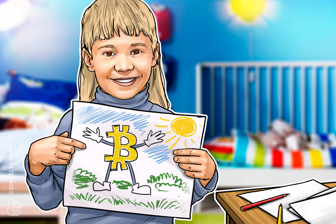 Three-year-old Bitcoin educator speaks at crypto convention