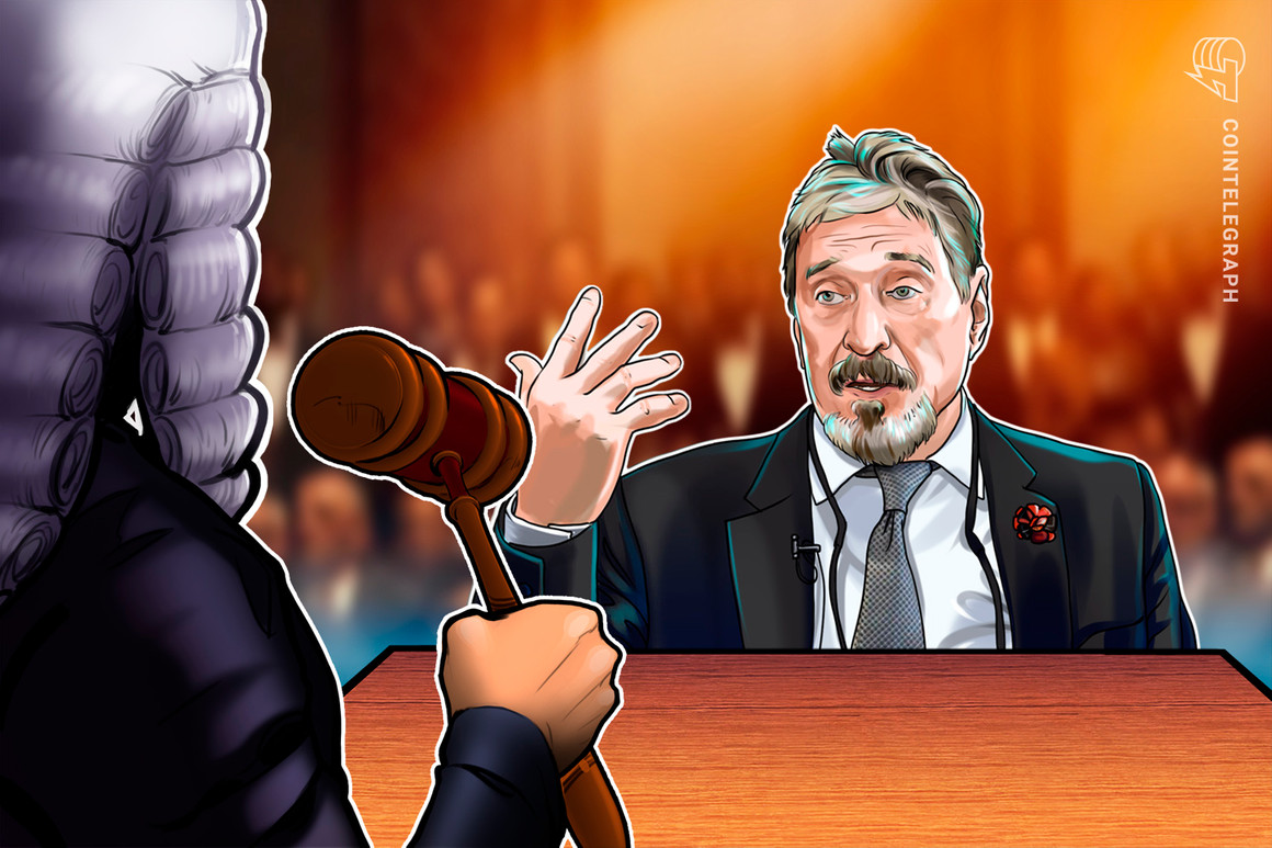 McAfee faces crypto-related fraud fees from NY court docket