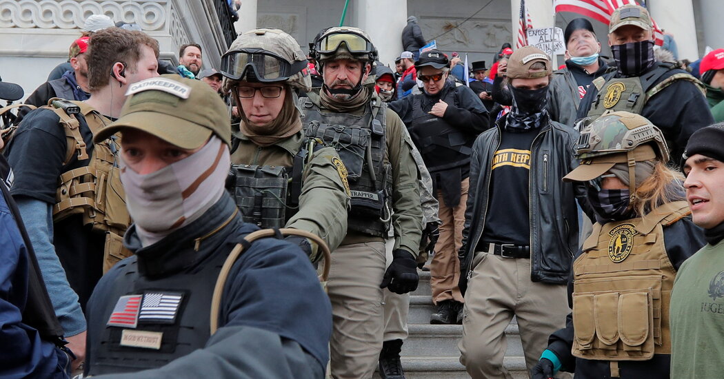 Justice Dept. Stated to Be Weighing Sedition Prices In opposition to Oath Keepers
