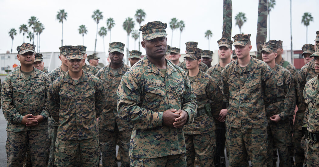 Handed Over three Occasions by the Marines, a Black Colonel Is Being Promoted