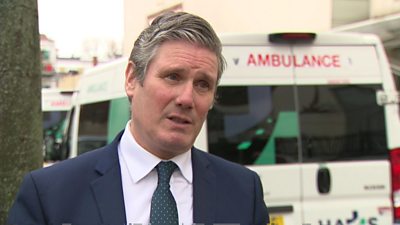 Covid: Starmer on obligatory vaccinations for care staff