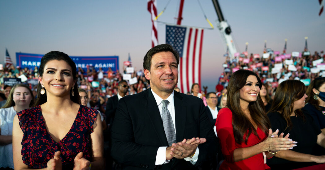 Might Ron DeSantis Be Trump’s G.O.P. Inheritor? He’s Definitely Attempting.