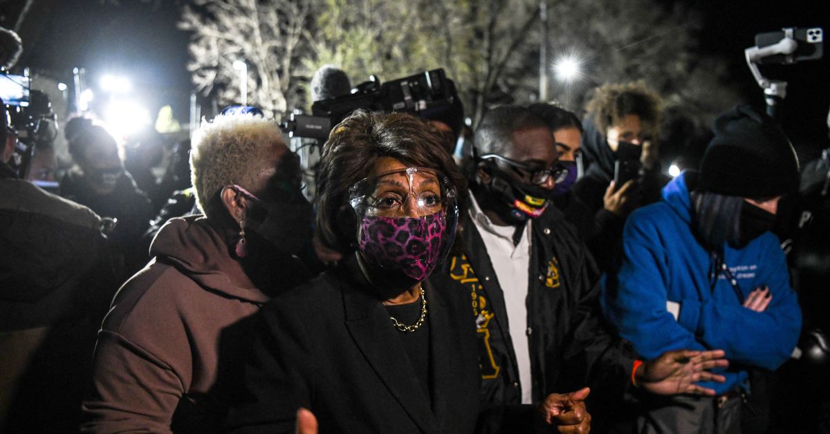 What did Maxine Waters say about protesters and the Chauvin trial?