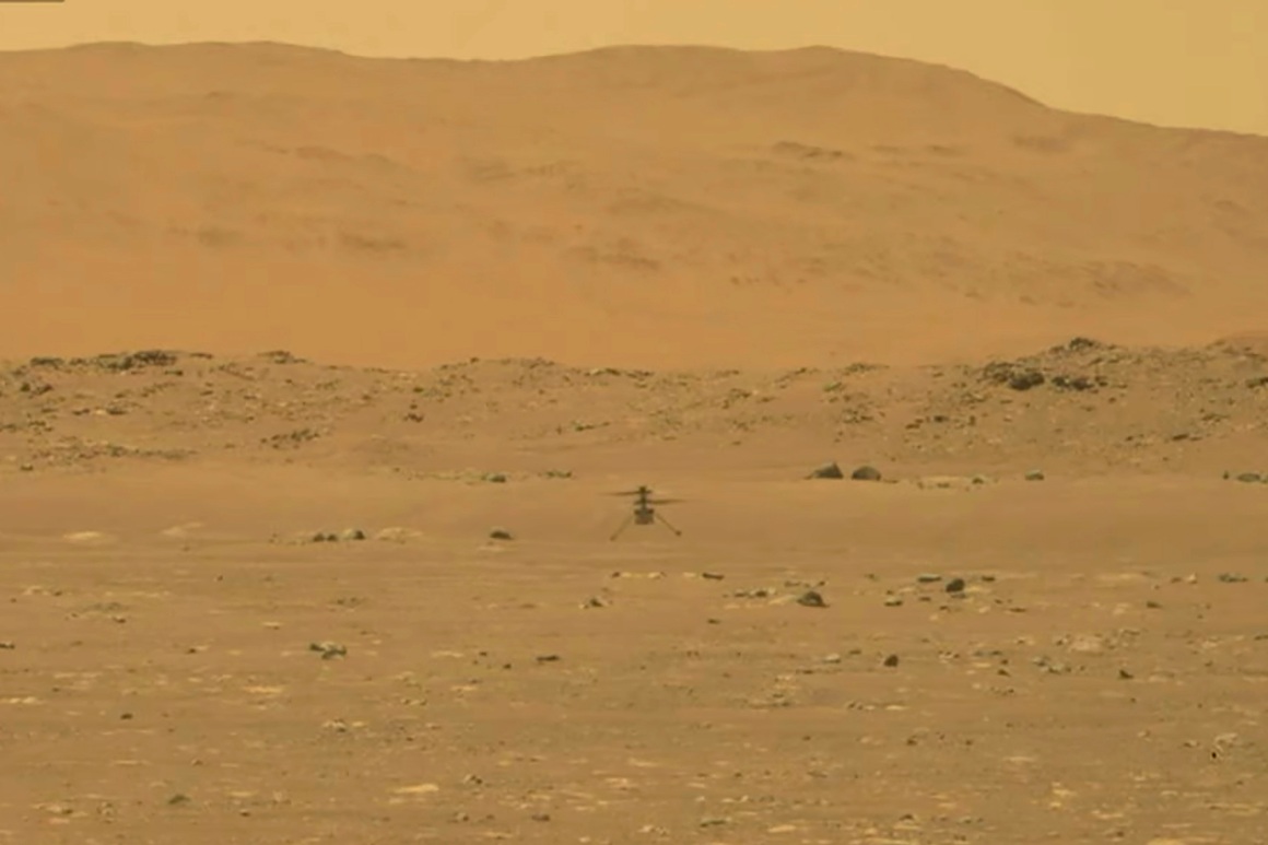 NASA’s Mars helicopter makes first flight on one other planet