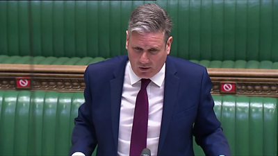 Starmer: NHS employees did not get a textual content from the PM