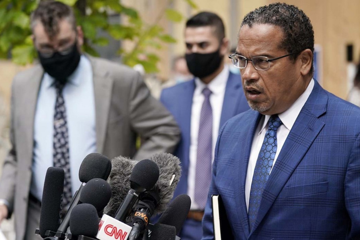 Progressives swoon over Ellison position in Chauvin trial